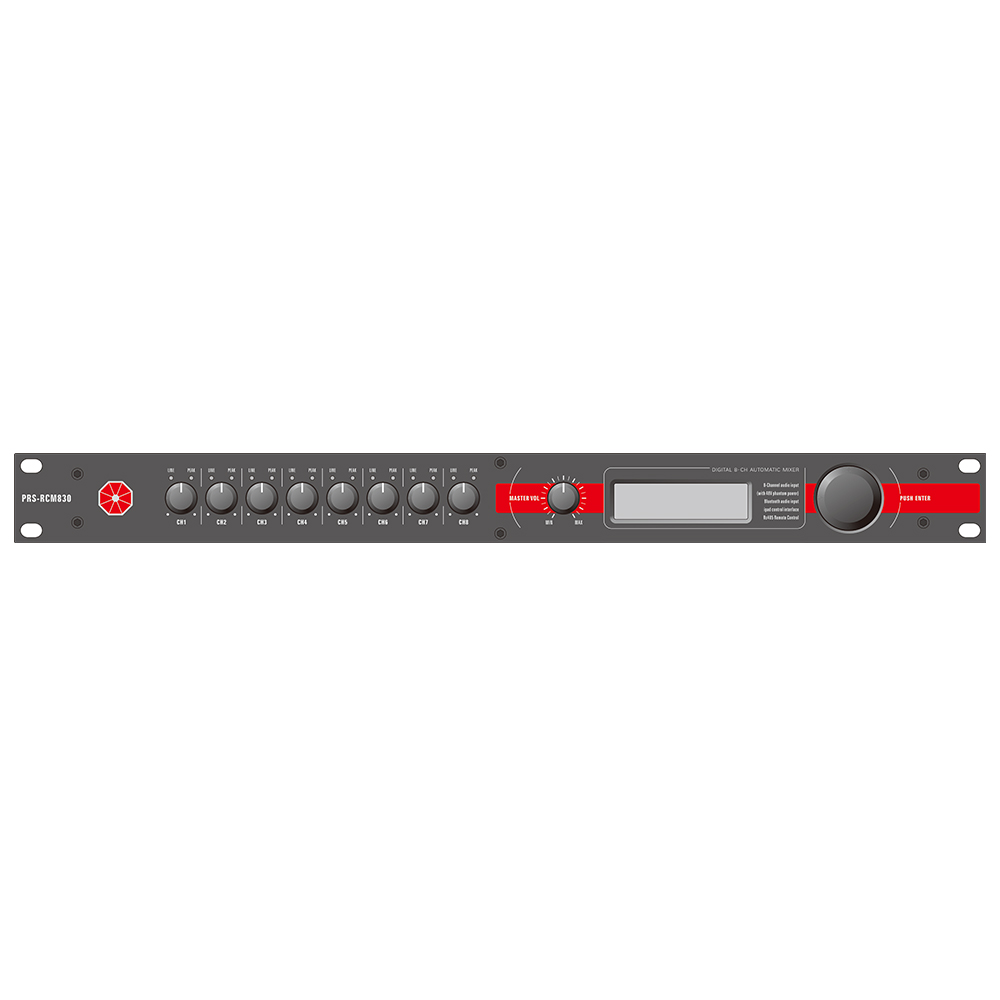 PRS RC系統(tǒng)管理器 RCM830 數(shù)字混音器 反饋抑制器